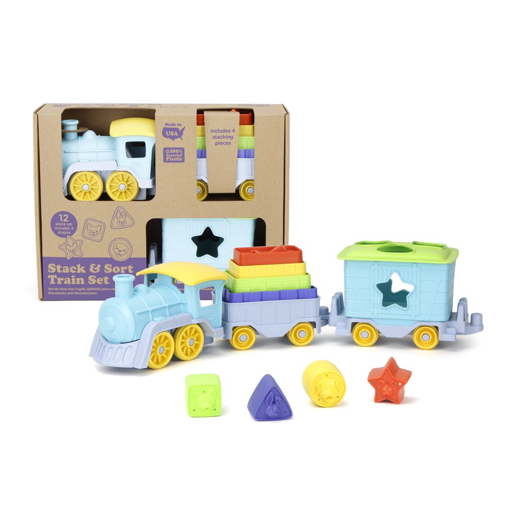 Green Toys: Stack Sort Train (TNSS-1460)