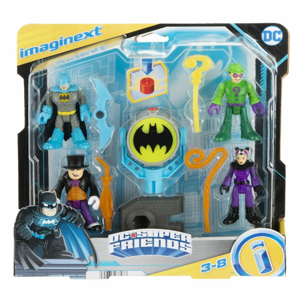 Mattel Imaginext: DC Super Friends - Batman Scarecrow Action Figures (HFD42)