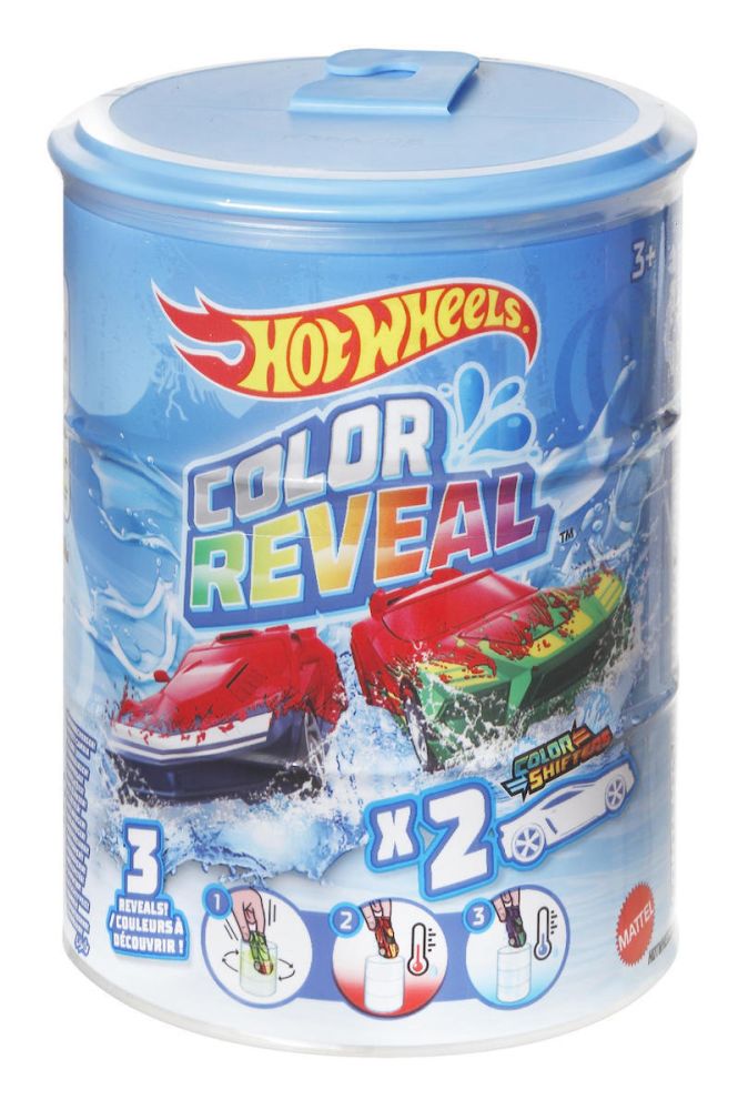 Mattel Hot Wheels Color Reveal - Color Shifters Vehicles Set of 2 - Orange (HFD11)