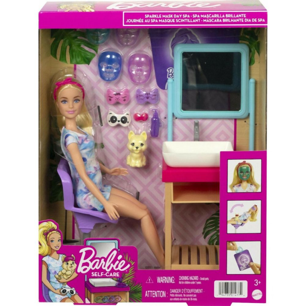 Mattel Barbie Self-Care - Sparkle Mask Day Spa (HCM82)