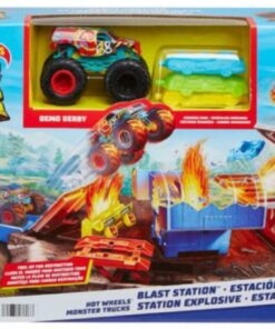 Mattel Hot Wheels Monster Trucks Set - Blast Station (HFB12)
