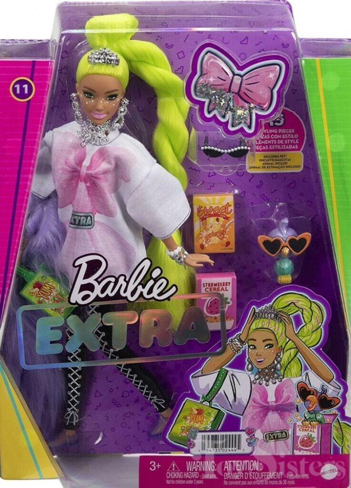 Mattel Barbie Extra - Neon Green Hair (HDJ44)