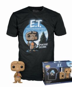 Funko Pop!  Tee (Adult): E.T. - E.T. with Candy (Special Edition) Vinyl Figure  T-Shirt (L)