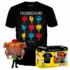 Funko Pop!  Tee (Adult): Friends - Monica with Turkey (Special Edition) Vinyl Figure  T-Shirt (L)