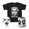 Funko Pocket Pop!  Tee (Child): Star Wars - Stormtrooper (Special Edition) Vinyl Figure  T-Shirt (L)