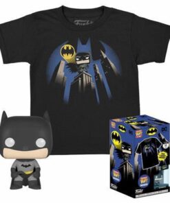 Funko Pocket Pop!  Tee (Child): DC - Batman (Special Edition) Vinyl Figure  T-Shirt (L)
