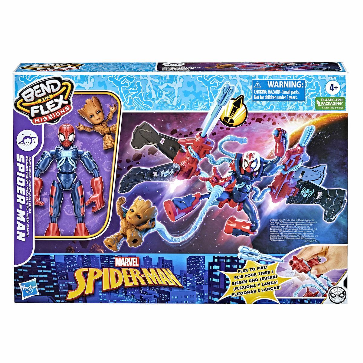 Hasbro Marvel Spider-Man: Bend and Flex Missions - Spider-Man Action Figure (F3739)
