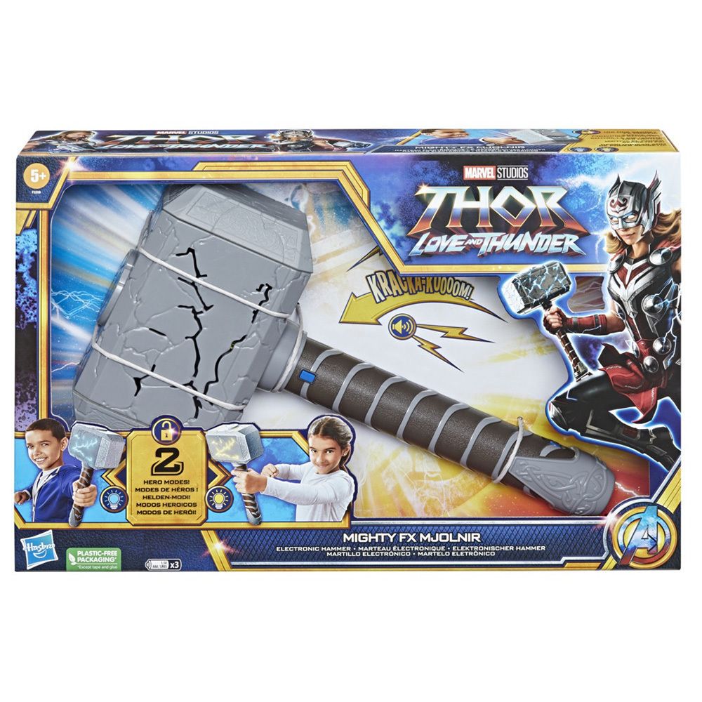 Hasbro Marvel: Thor Love and Thunder - Mighty FX Electronic Hammer (F3359)