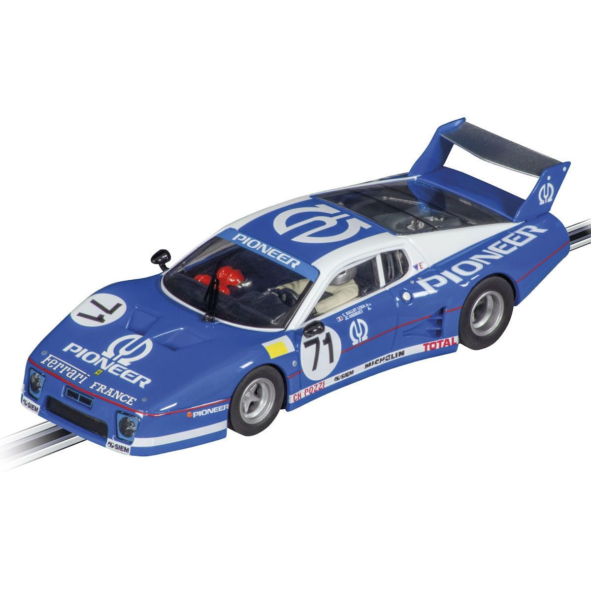 Carrera Slot Digital 1:32:Ferrari 512 BB LM C.Pozzi, No.71 (20031057)