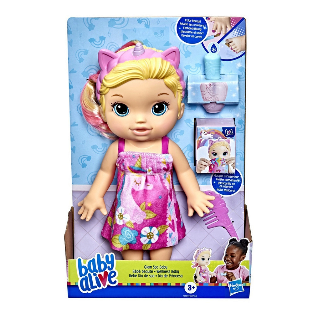 Hasbro Baby Alive: Glam Spa Baby Blonde (F3564)