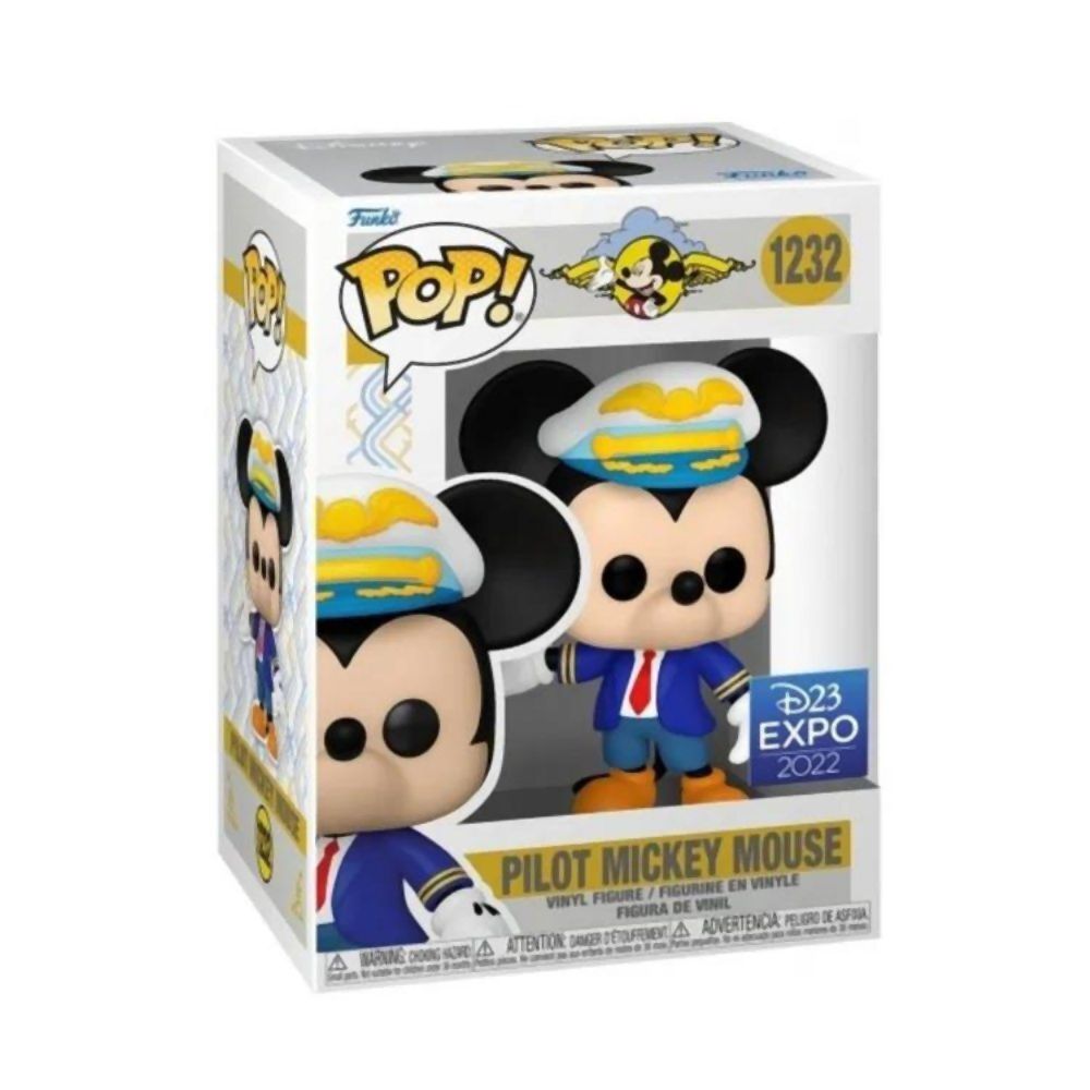 Funko Pop! Disney: Pilot Mickey Mouse (Special Edition) #1232 Vinyl Figure