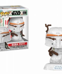 Funko Pop! Disney Star Wars: Holiday - Boba Fett (SNWMN) #558 Bobble-Head Vinyl Figure