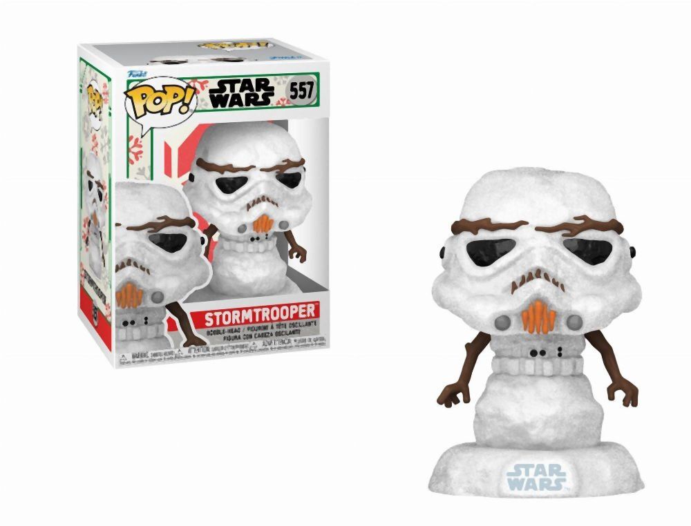 Funko Pop! Disney Star Wars: Holiday - Stormtrooper #557 Bobble-Head Vinyl Figure