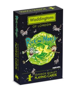 Winning Moves: Waddingtons No.1 - Rick  Morty Playing Cards (WM00039-EN1)