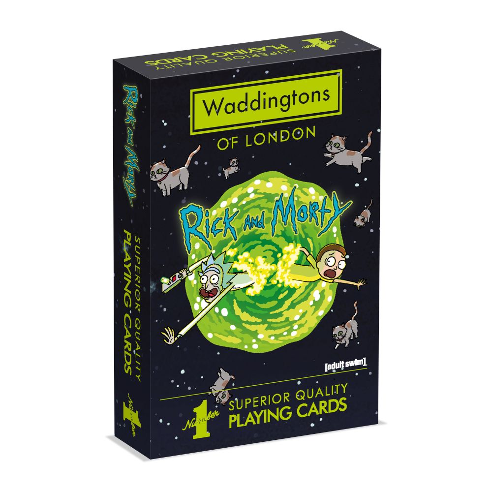 Winning Moves: Waddingtons No.1 - Rick Morty Playing Cards (WM00039-EN1)