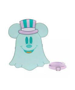 Loungefly Disney - Pastel Ghost Minnie Mouse And Mickey Mouse Glow In The Dark Gitd Double Sided Crossbody Bag (WDTB2641)
