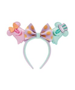 Loungefly Disney - Pastel Ghost Minnie Mouse And Mickey Mouse (Glow In The Dark) Ears Headband (WDHB0106)