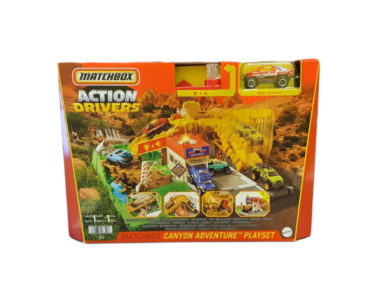 Mattel Matchbox: Action Drivers - Canyon Adventure Playset (HHH32)