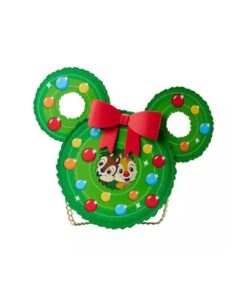 Loungefly: Disney - Chip And Dale Figural Wreath Crossbody Bag (WDTB2679)