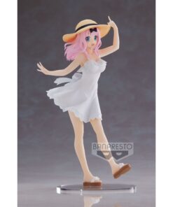 Banpresto Kyunties: Kaguya-Sama Love Is War - Chika Fujiwara (Seaside Ver.) Statue (18cm) (18877)