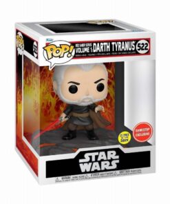 Funko Pop! Deluxe: Disney Star Wars - Red Saber Series Vol.1 - Darth Tyranus (Glows in the Dark) (Gamestop Exclusive) #522 Vinyl Figure