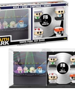 Funko Pop! Albums Deluxe: South Park Boy Band - Kyle / Stan / Cartman / Kenny Boyband (The #1 Smash Hit) #42 Vinyl Figures