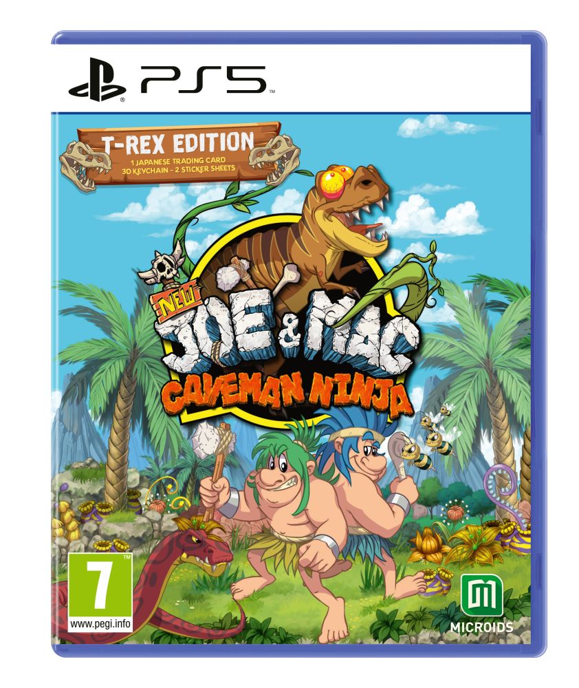 PS5 New Joe Mac - Caveman Ninja T- Rex Edition