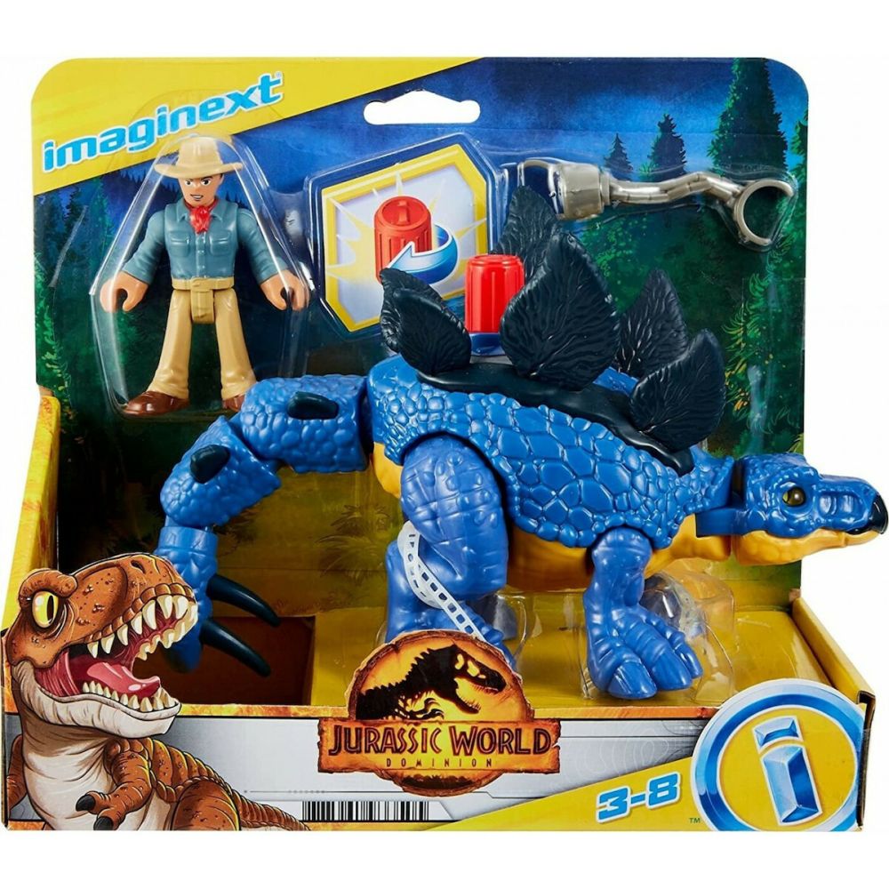 Fisher-Price Imaginext Jurassic World Dominion: Stegosaurus (GVV64)