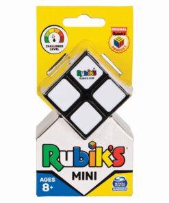 Spin Master Rubik’s Cube: 2x2 Classic Colour-Matching Puzzle - Pocket Size (6064345)