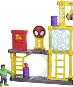 Hasbro Marvel Spidey and Amazing Friends: Hulk Smash Yard Playset (F3717)