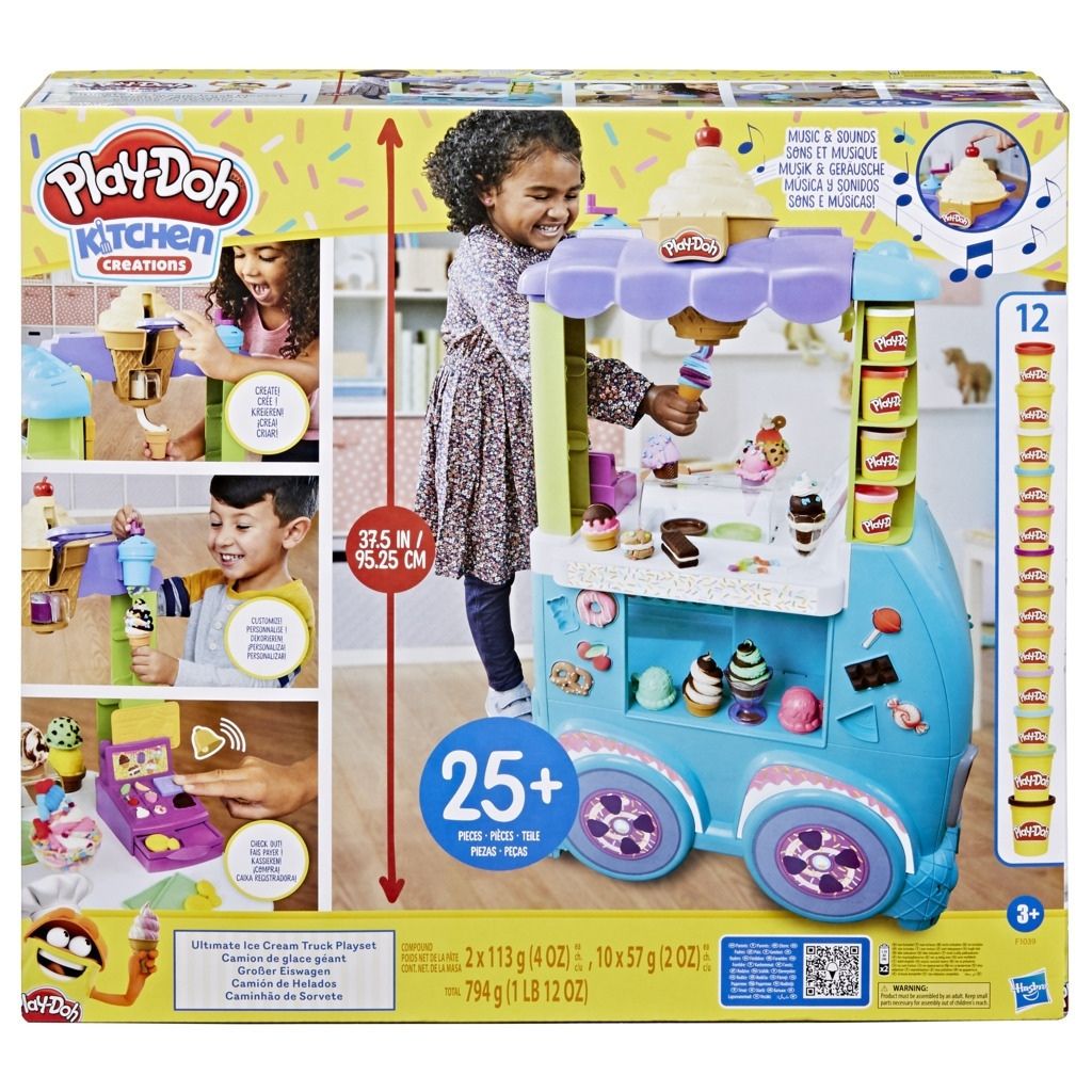 Hasbro Play-Doh: Kitchen Creations - Ultimate Ice Cream Truck Playset (F1039)
