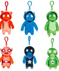 P.M.I. Gang Beasts Clip On Plush Characters 13cm (S1) (Random) (GB7004)