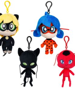 P.M.I. Miraculous Clip On Plush Characters (S1) (Random) (MLB7004)