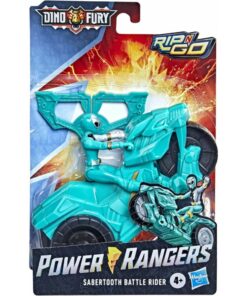 Hasbro Power Rangers: Dino Fury Rip N Go - Sabertooth Battle Rider (F4214)