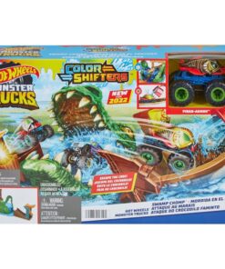 Mattel Hot Wheels Monster Trucks: Color Shifters - Swamp Chomp Playset (HGV14)