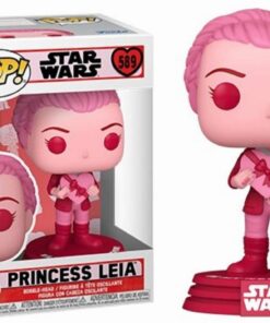 Funko Pop! Disney Star Wars: Valentines S3 - Princess Leia #589 Bobble-Head Vinyl Figure