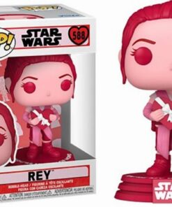 Funko Pop! Disney Star Wars: Valentines S3 - Rey #588 Bobble-Head Vinyl Figure