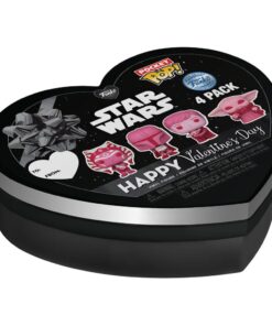 Funko 4-Pack Pocket Pop! Disney Star Wars - The Mandalorian Happy Valentines Day Box Vinyl Figures Keychain