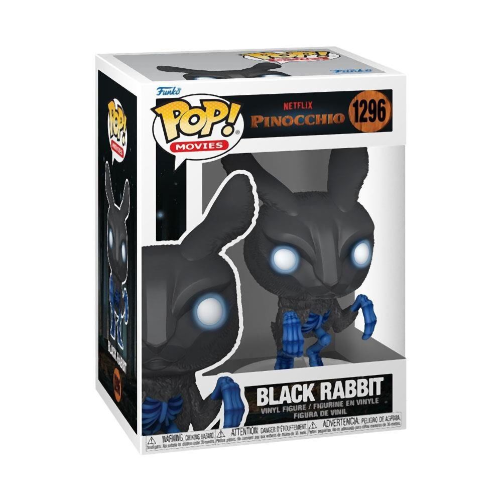 Funko Pop! Netflix Movies: Pinocchio - Black Rabbit #1296 Vinyl Figure
