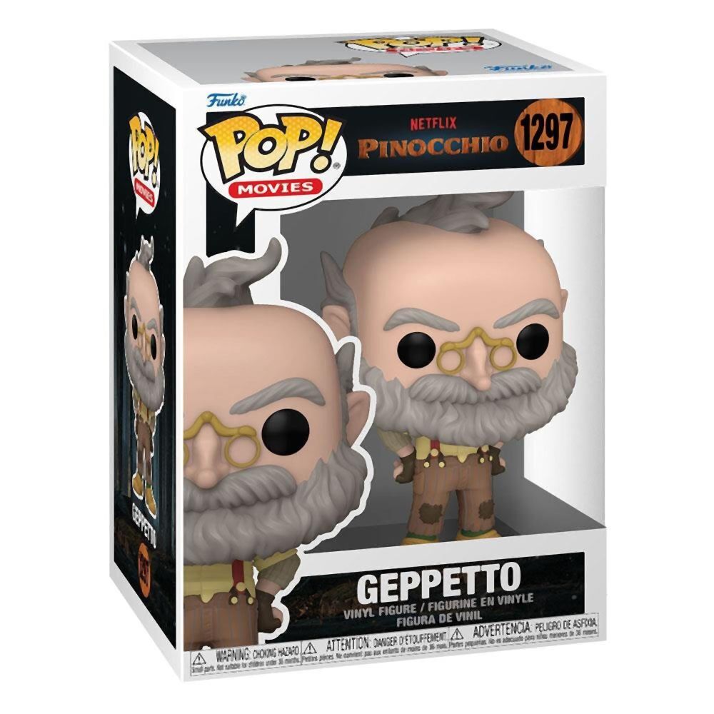 Funko Pop! Movies: Pinocchio (Netflix) - Geppeto #1297 Vinyl Figure