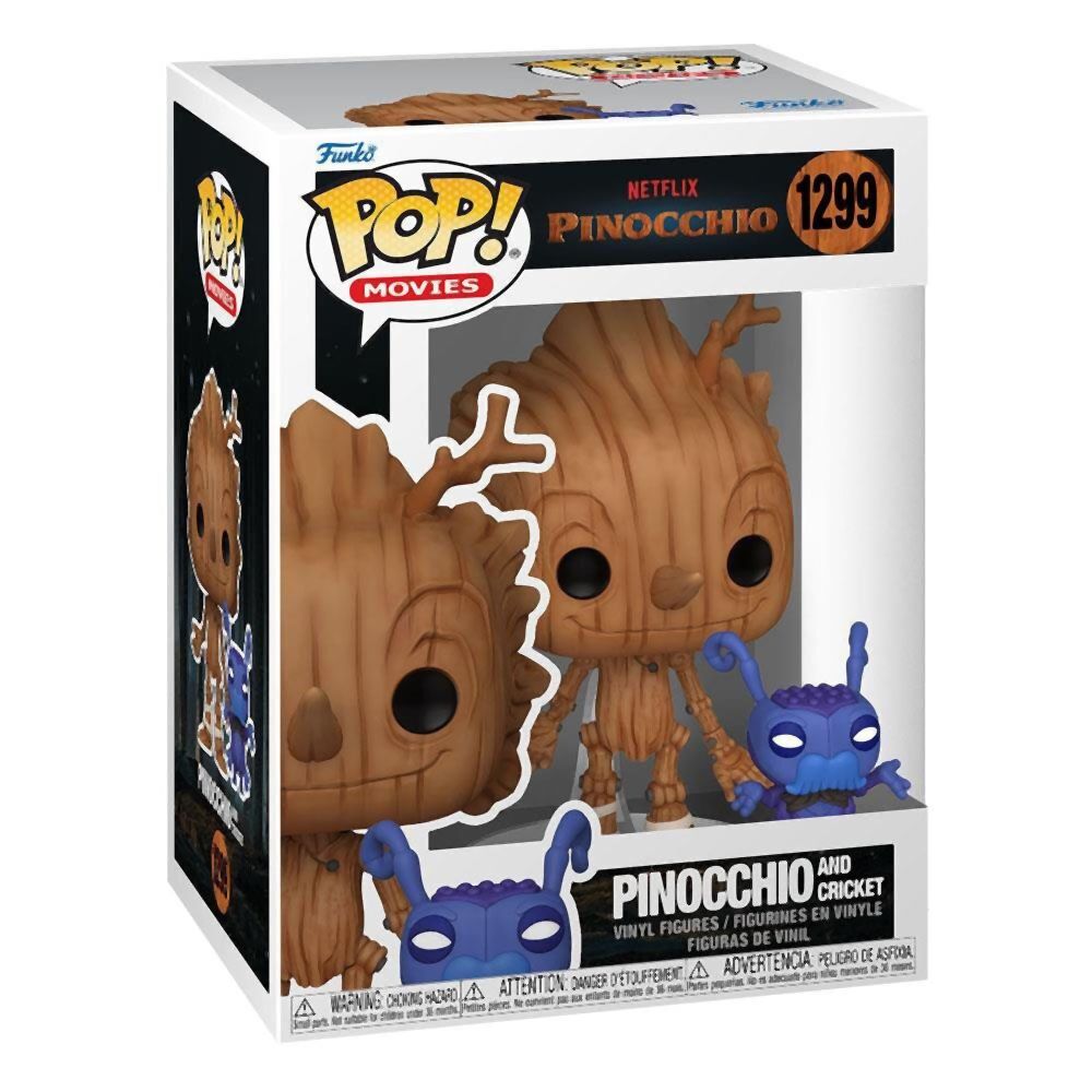Funko Pop! Netflix Movies: Pinocchio - Pinocchio and Cricket #1299 Vinyl Figures