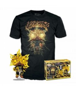 Funko Pop!  Tee (Adult): Spider-Man No Way Home S3 - Electro (Glows in the Dark) Vinyl Figure  T-Shirt (L)