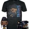 Funko Pop!  Tees (Adult): Marvel Black Panther - Shuri (Glows in the Dark) Bobble-Head Vinyl Figure  T-Shirt (L)
