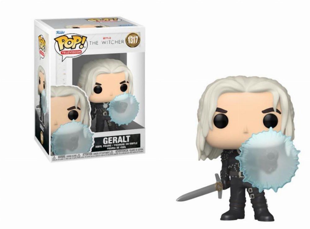 Funko Pop! Television: Netflix Witcher - Geralt (Shield) #1317 Vinyl Figure