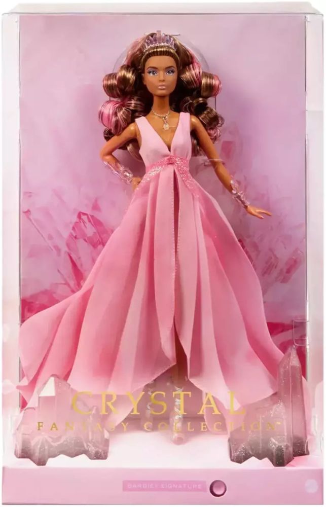 Mattel Barbie Signature: Crystal Fantasy Collection (Dark Skin Doll) (HCB95)