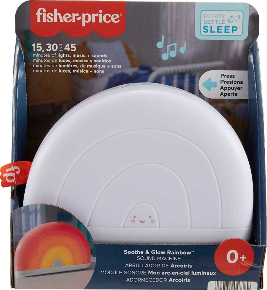 Fisher-Price: Rainbow Soothe Glow Rainbow Sound Machine (HGB91)
