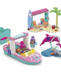 Mattel Mega Bloks Barbie: Color Reveal Dolphin Exploration (HHW83)