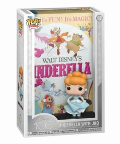 Funko Pop! Movie Posters: Disney 100th Cinderella - Cinderella with Jaq #12 Vinyl Figures