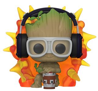 Funko Pop! Marvel: I Am Groot - Groot with Detonator #1195 Bobble-Head Vinyl Figure