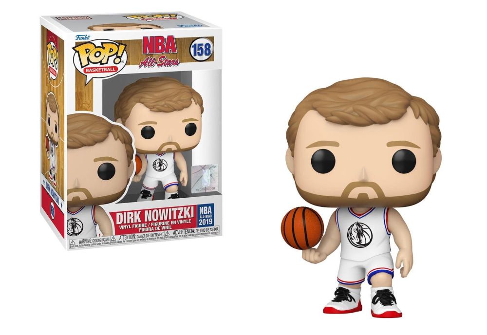 Funko Pop! Basketball: NBA All Stars - Dirk Nowitzki (2019) #158 Vinyl Figure